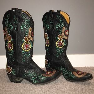 FINAL SALE! OLD GRINGO Lucky Stud Cowgirl Boots 9